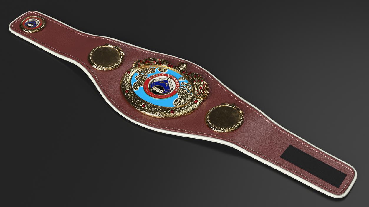 3D Boxing WBO Title Belt