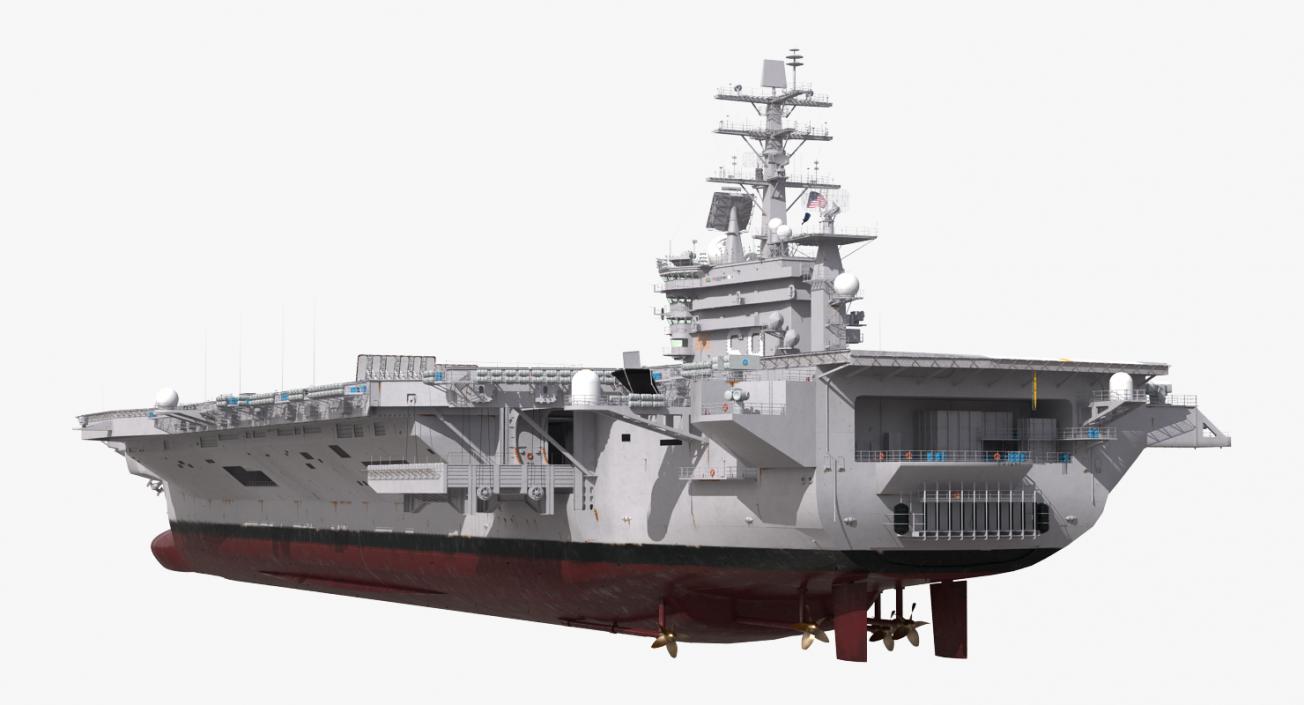 3D model USS Dwight D Eisenhower CVN 69