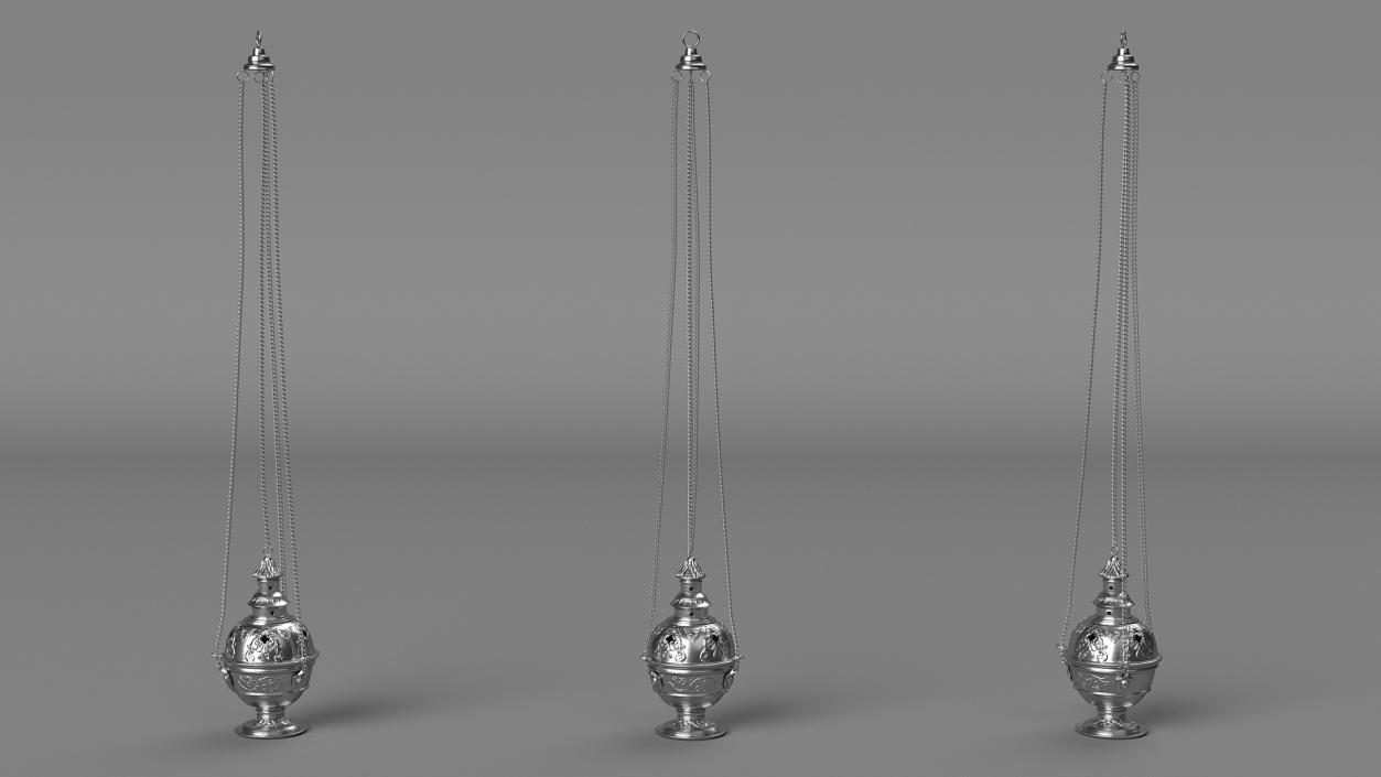 3D model Church Censer Silver