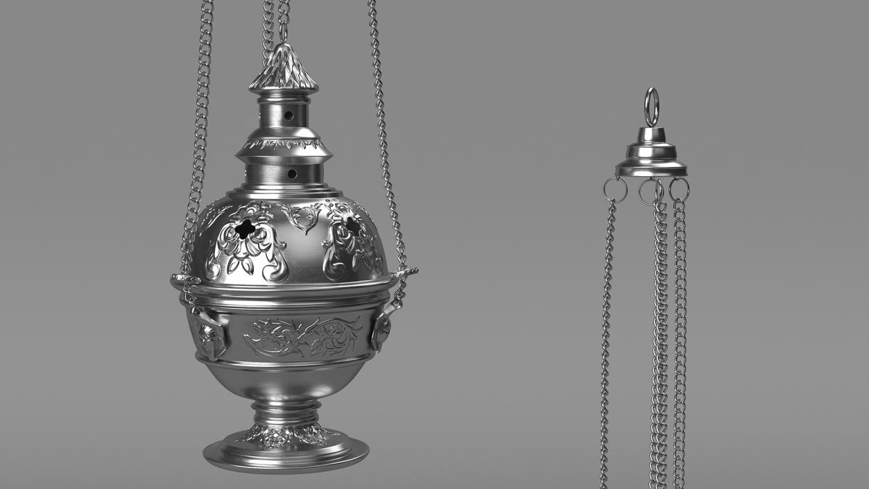 3D model Church Censer Silver