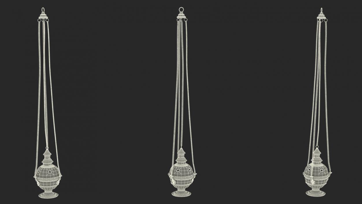 3D model Church Censer Silver