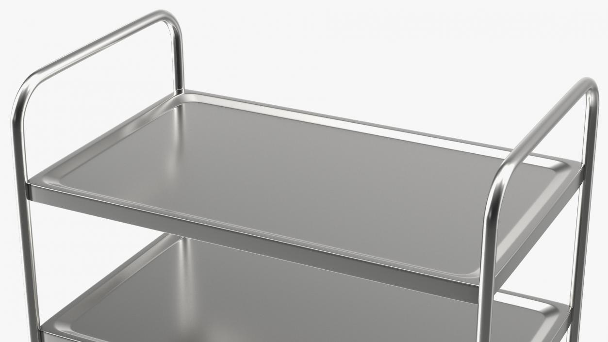 3D model Serving Trolley with Tray