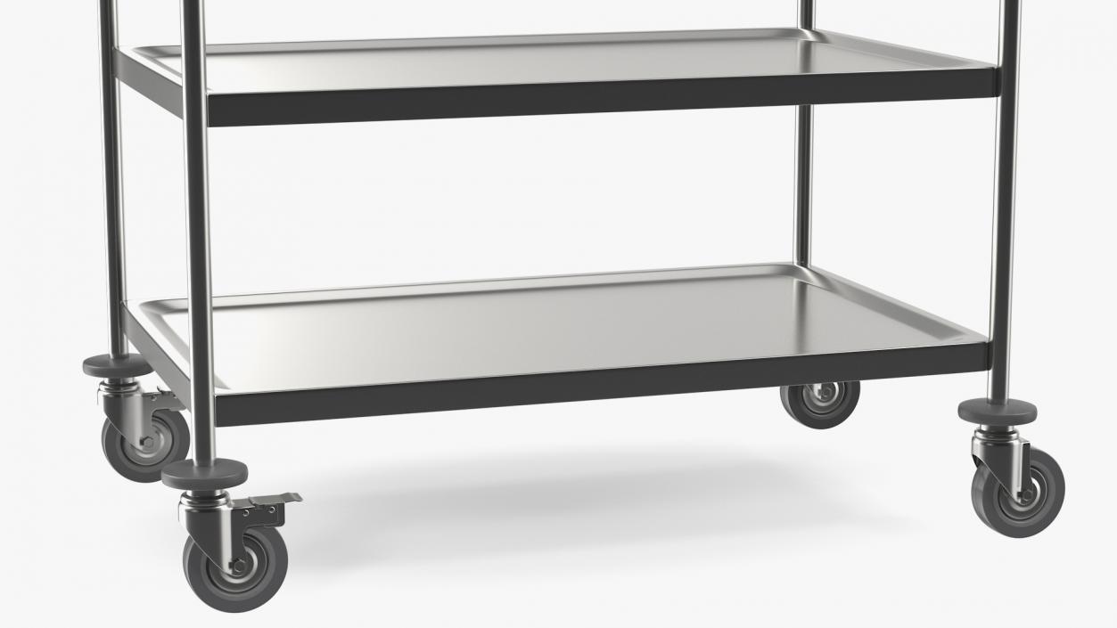 3D model Serving Trolley with Tray