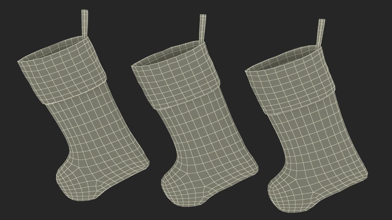 3D model Christmas Stockings Decoration