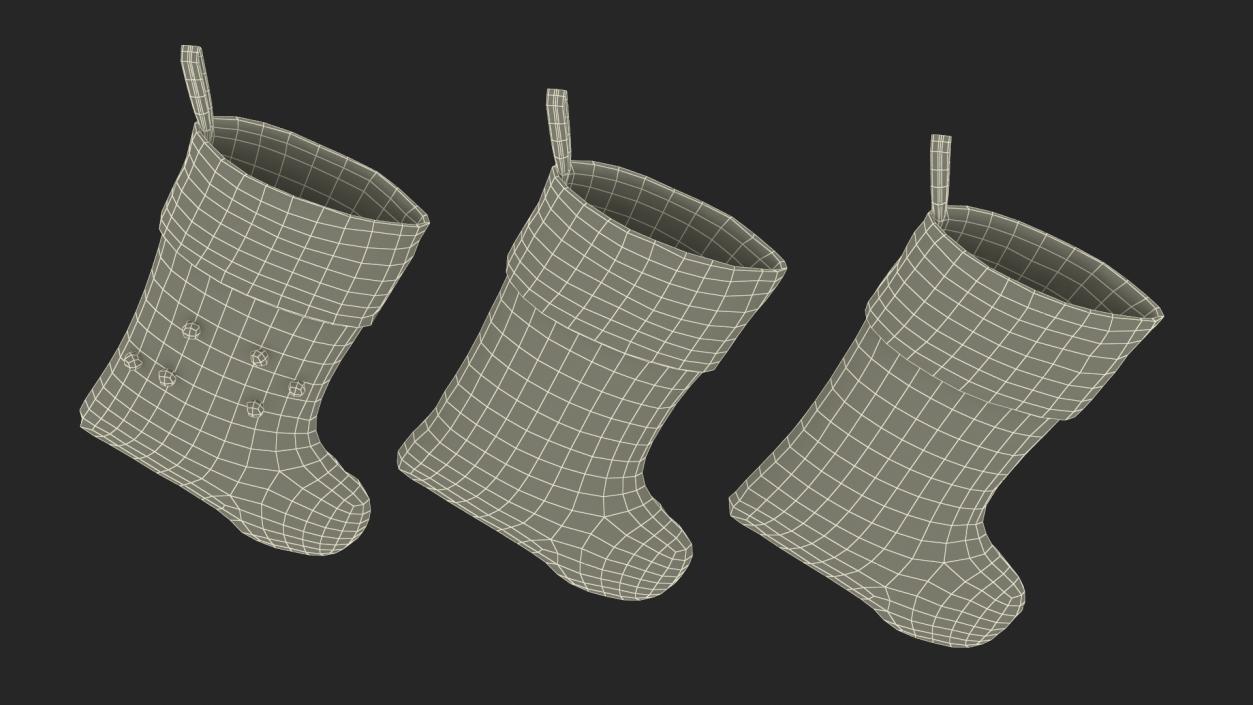 3D model Christmas Stockings Decoration