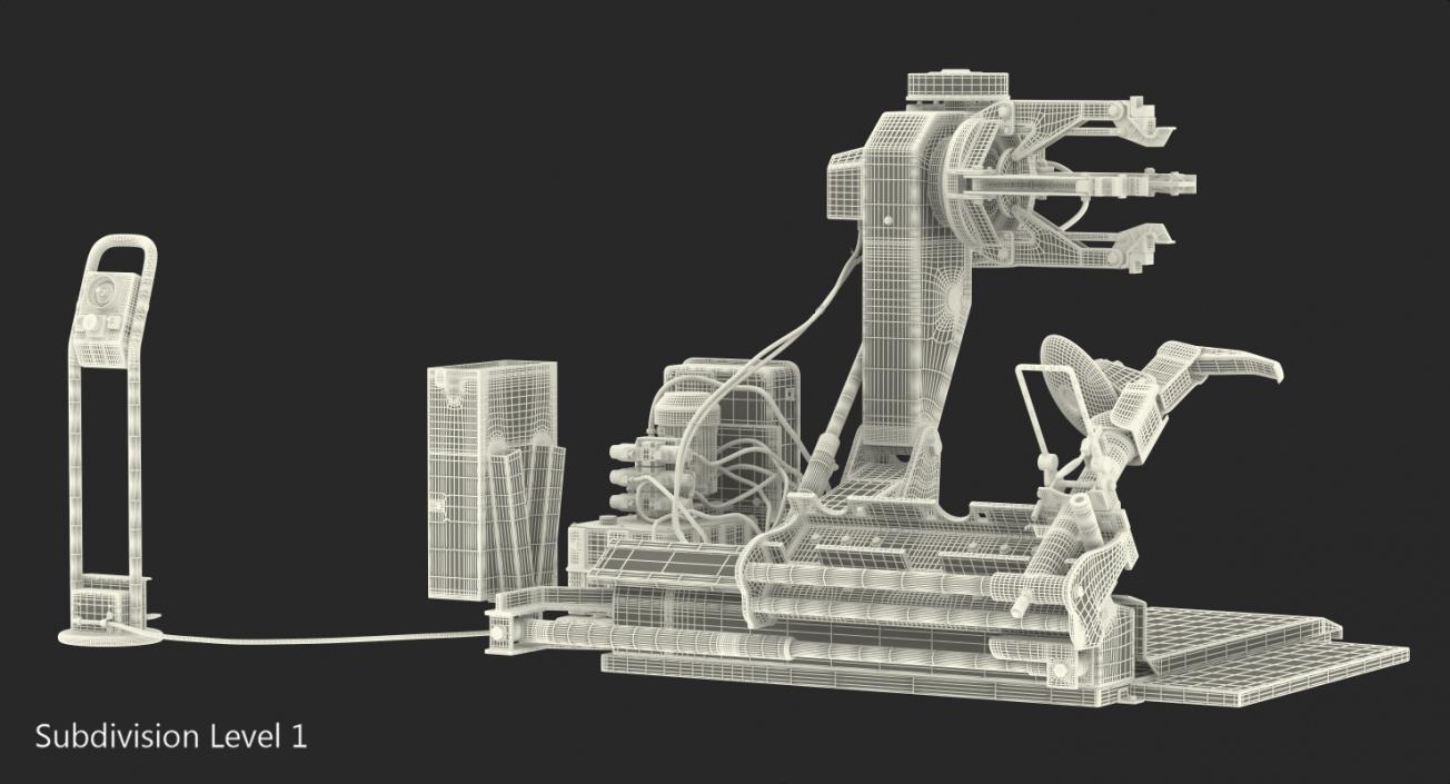 Truck Tyre Changing Machine 3D