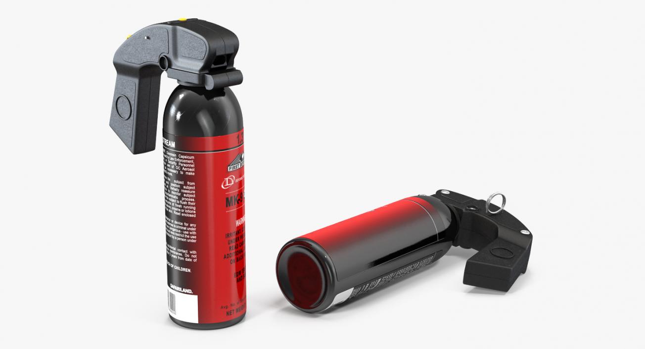 Police Pepper Spray 3D model