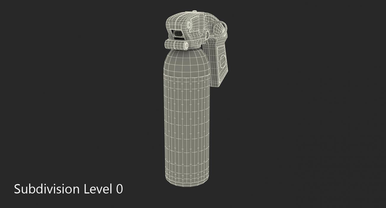 Police Pepper Spray 3D model