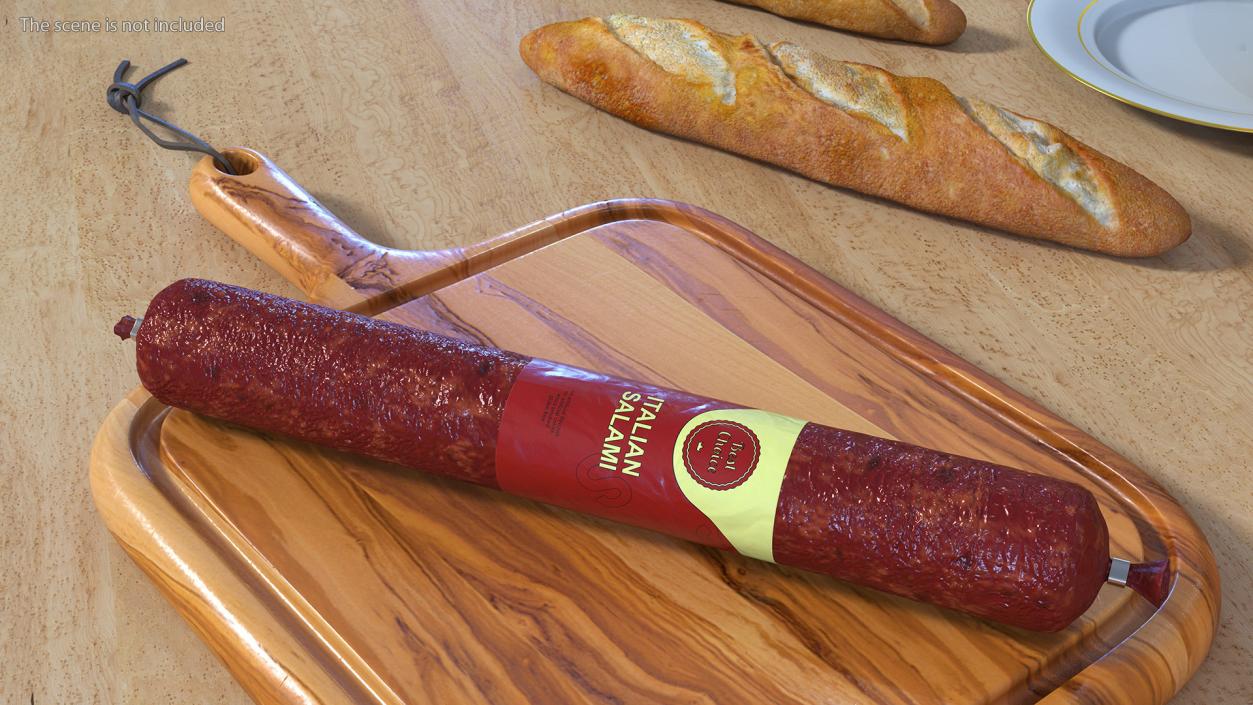 3D model Italian Salami Stick