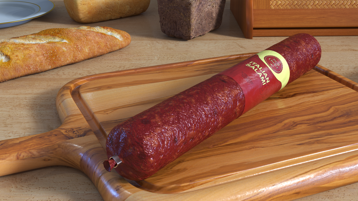 3D model Italian Salami Stick