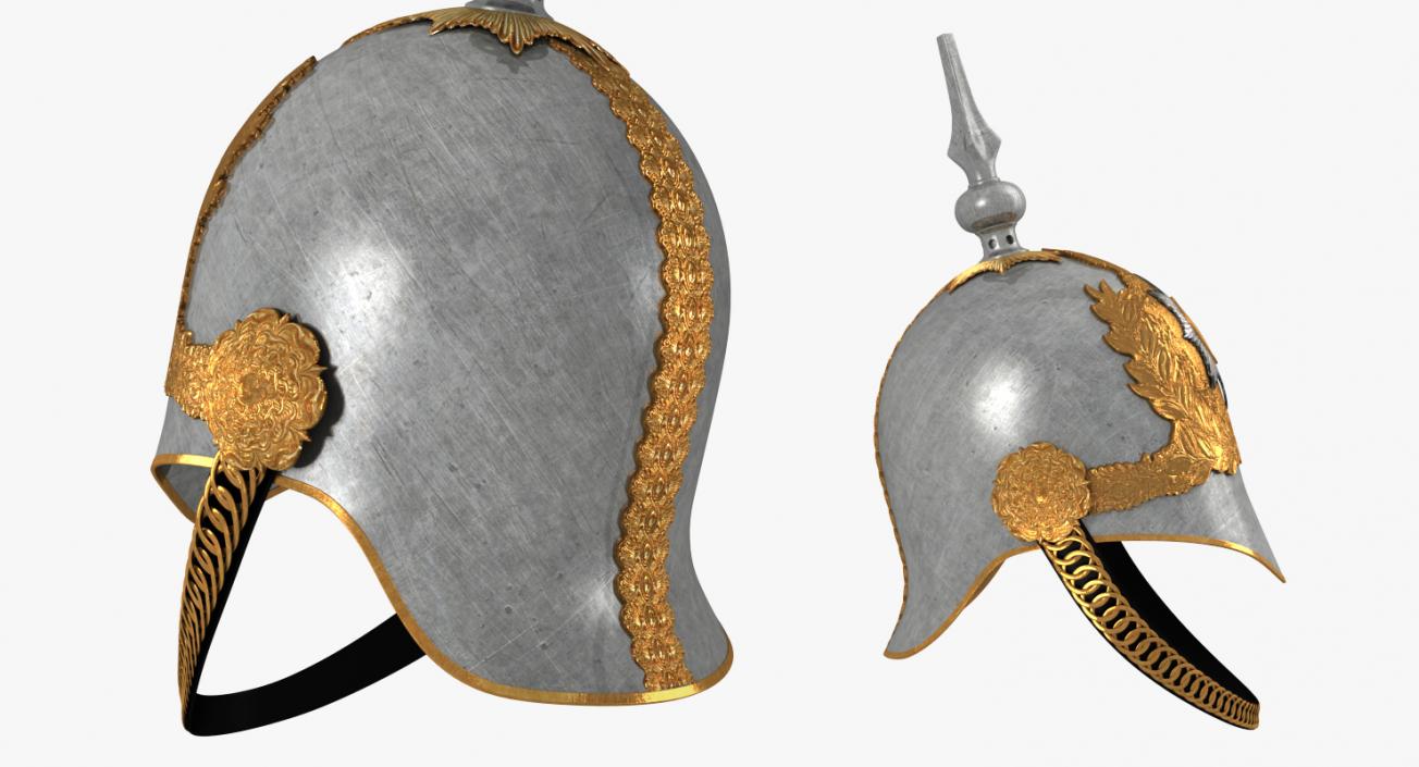 3D British Life Guard Cavalry Helmet model