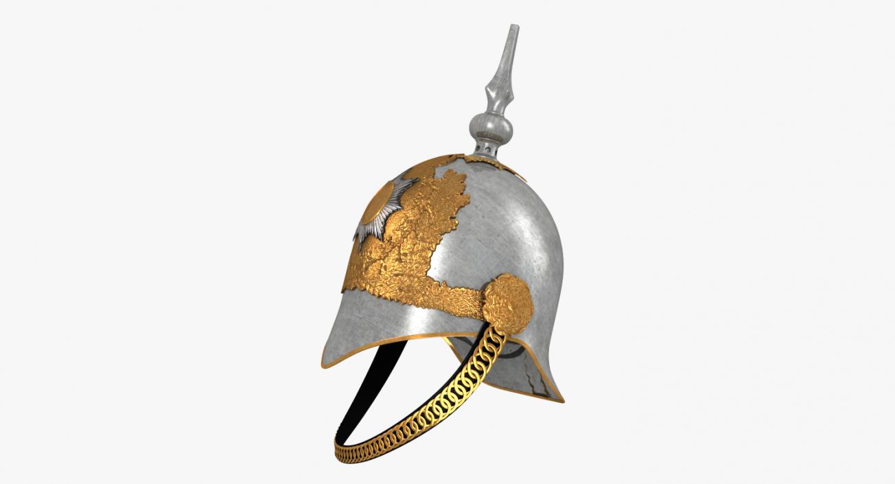 3D British Life Guard Cavalry Helmet model