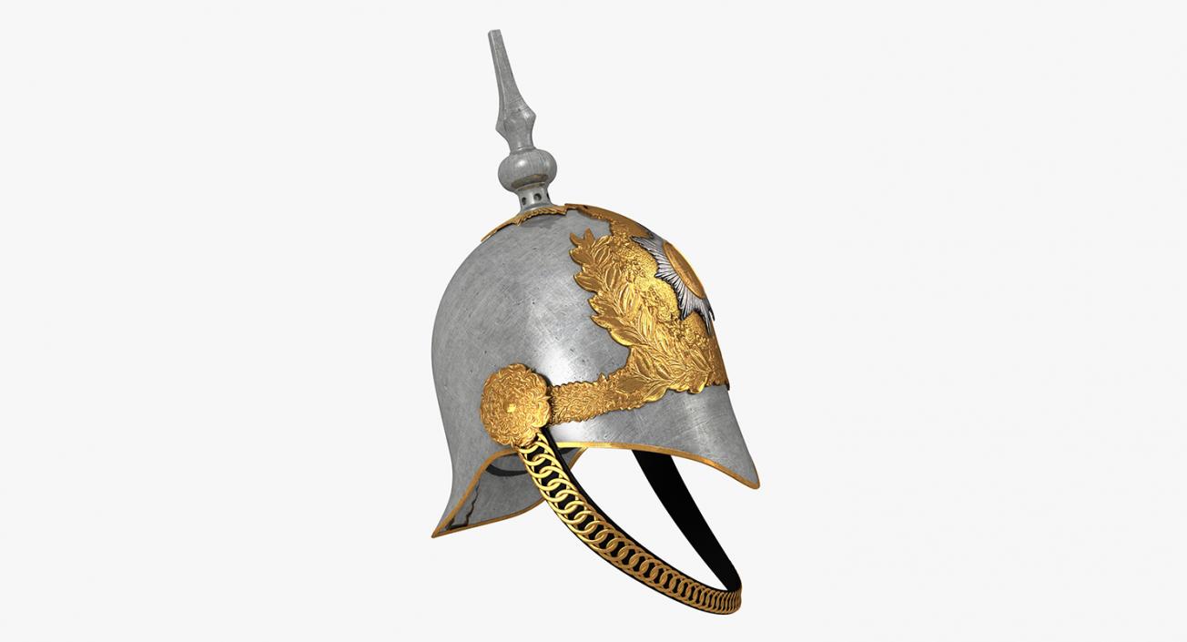 3D British Life Guard Cavalry Helmet model