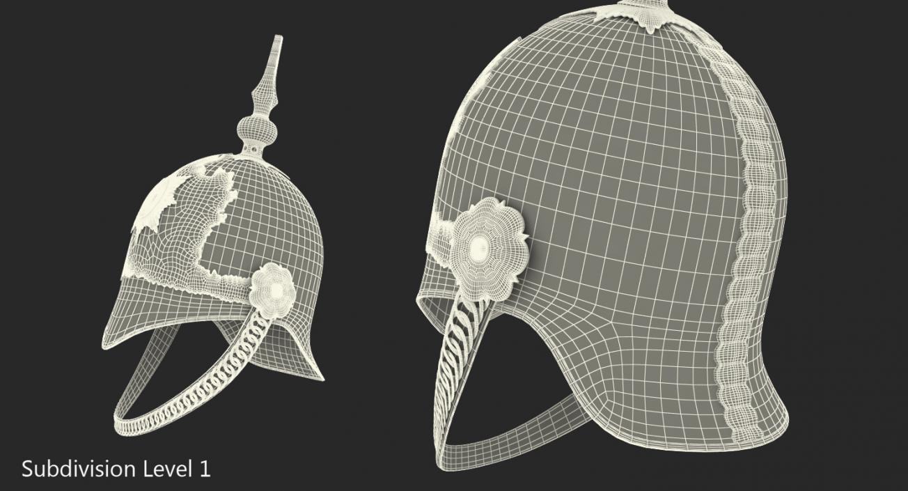 3D British Life Guard Cavalry Helmet model