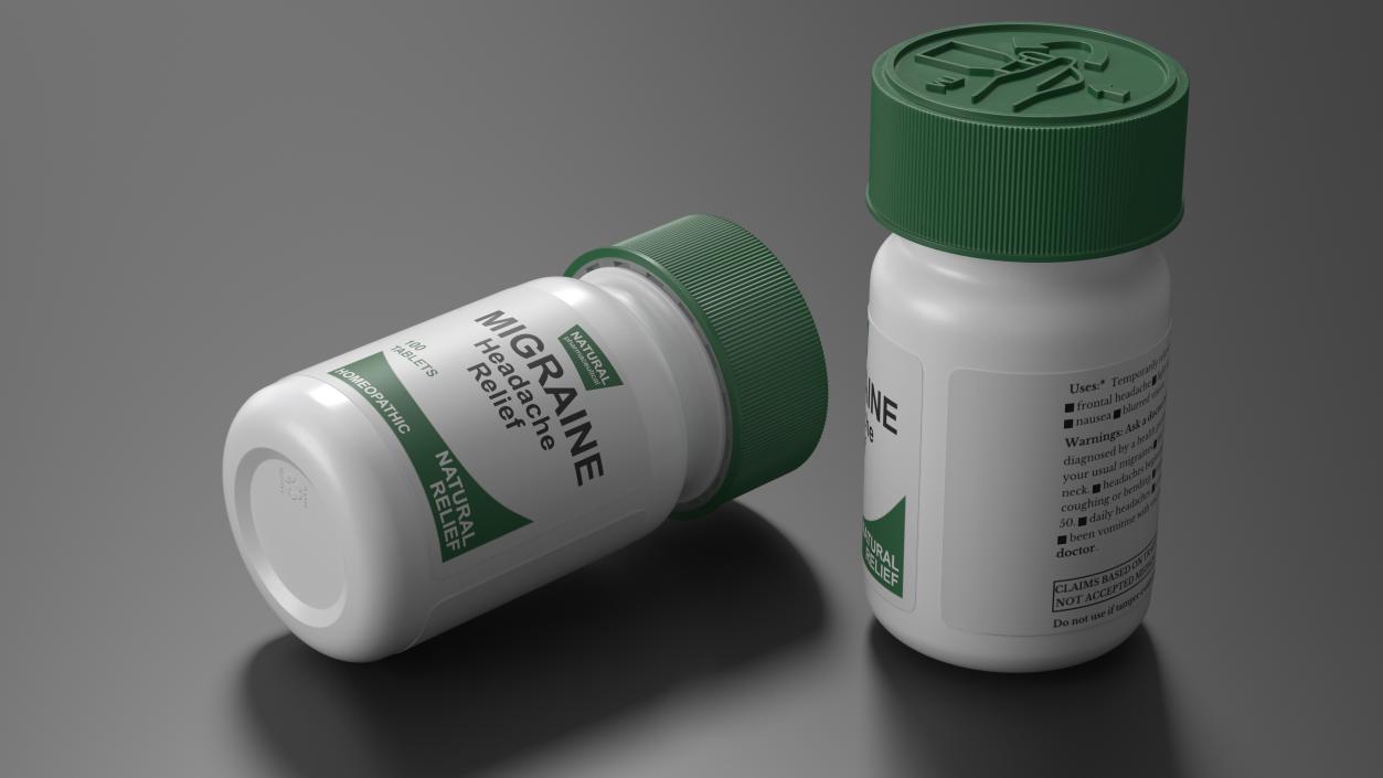 Migraine Relief Jar 3D model