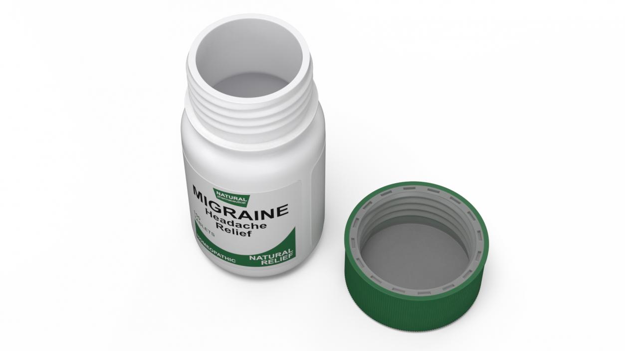 Migraine Relief Jar 3D model