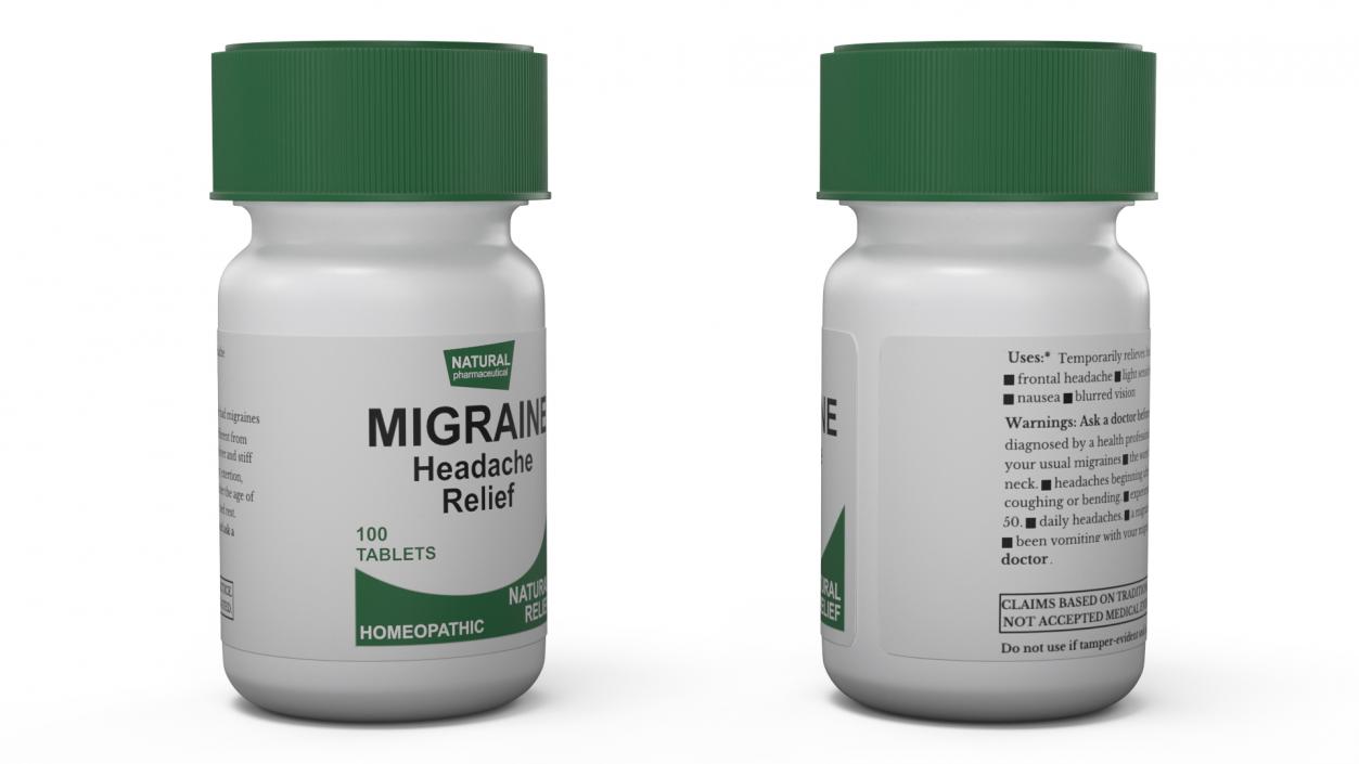 Migraine Relief Jar 3D model