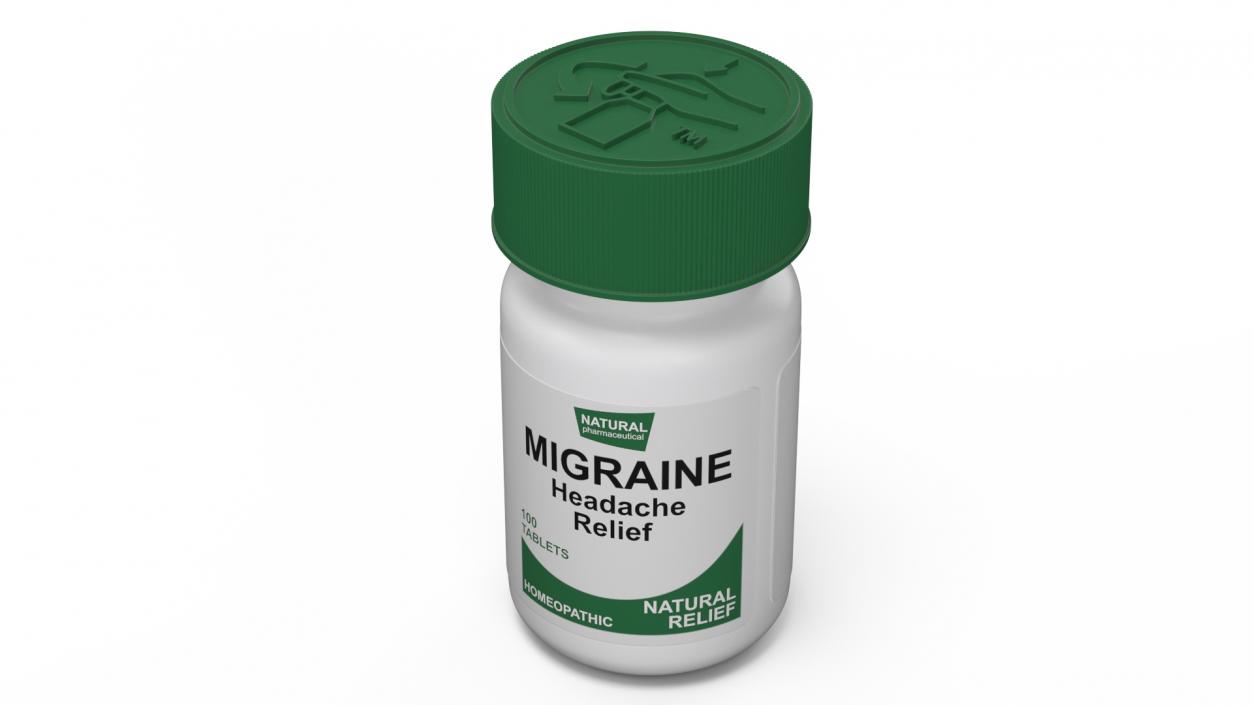 Migraine Relief Jar 3D model