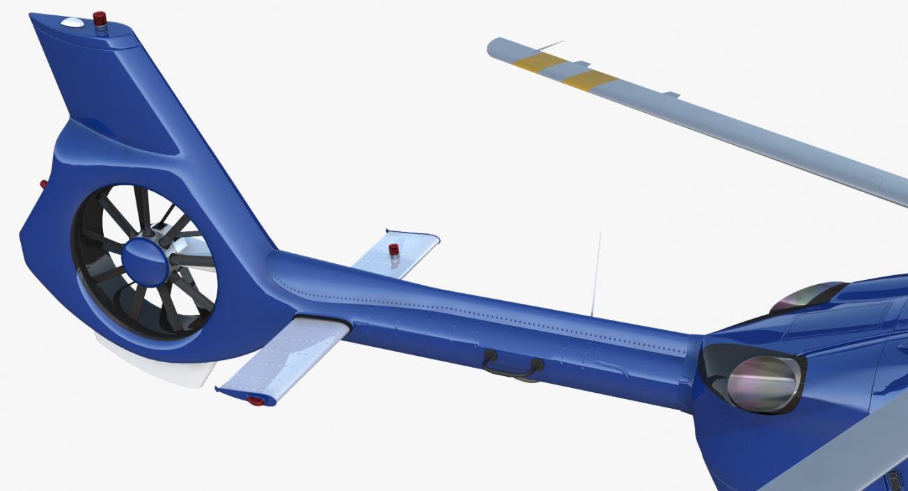 3D Civil Helicopter Airbus H145 model