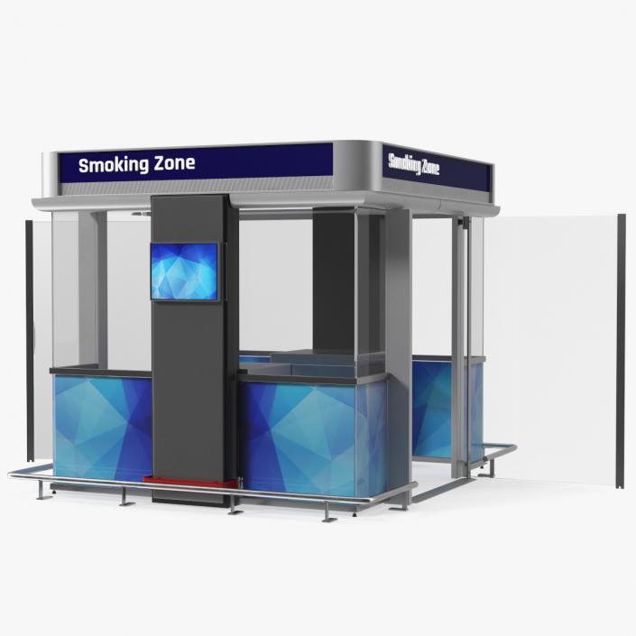 3D model Airport Smoking Zone