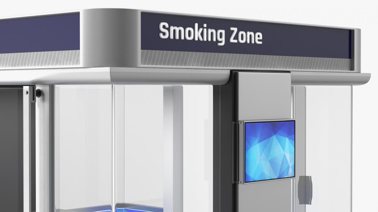 3D model Airport Smoking Zone