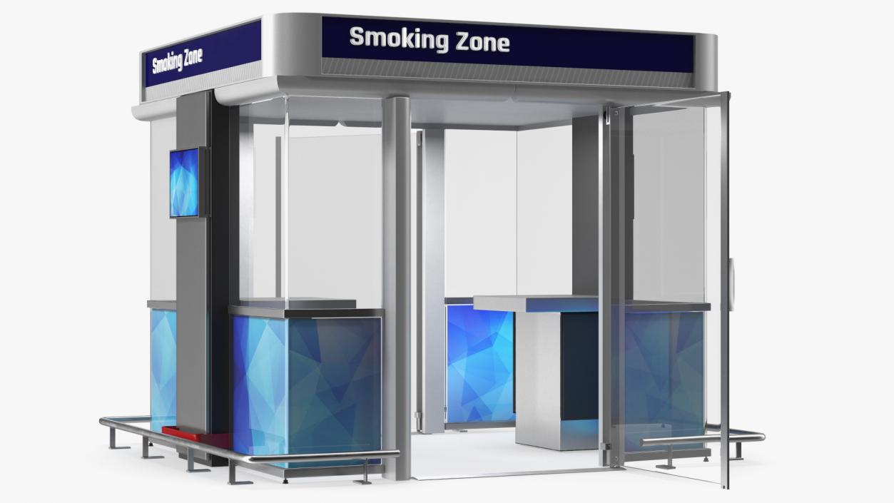 3D model Airport Smoking Zone