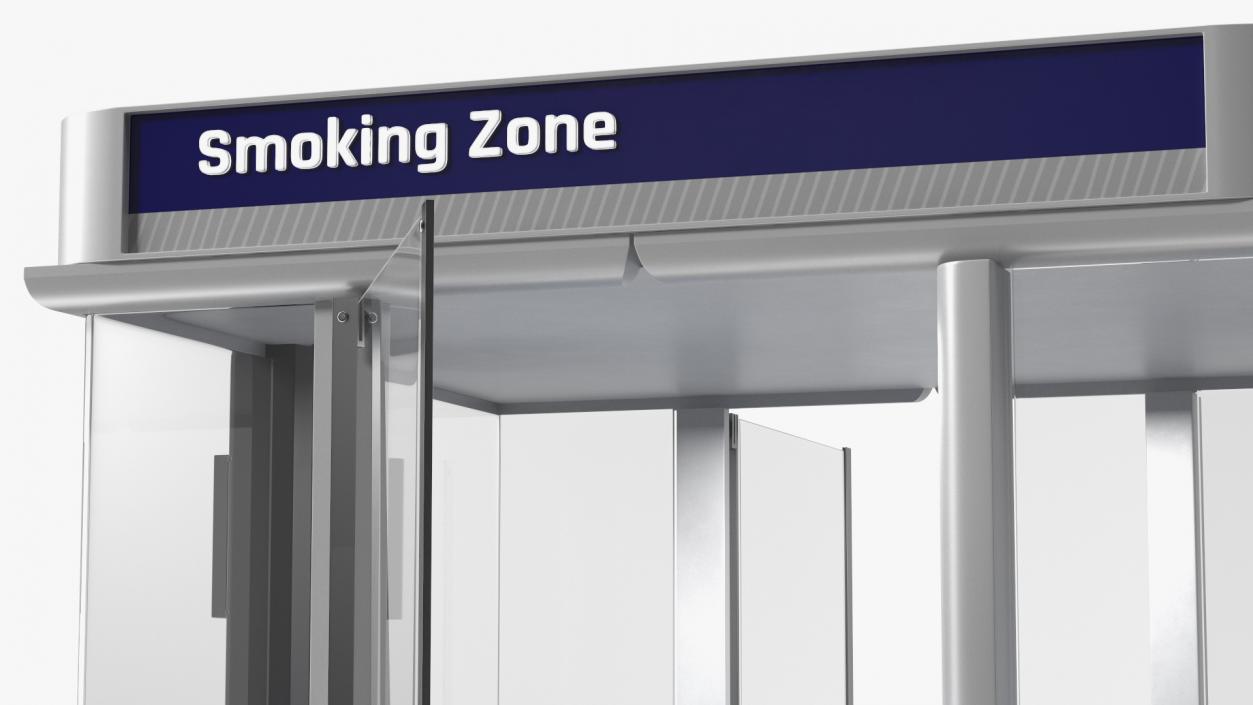 3D model Airport Smoking Zone