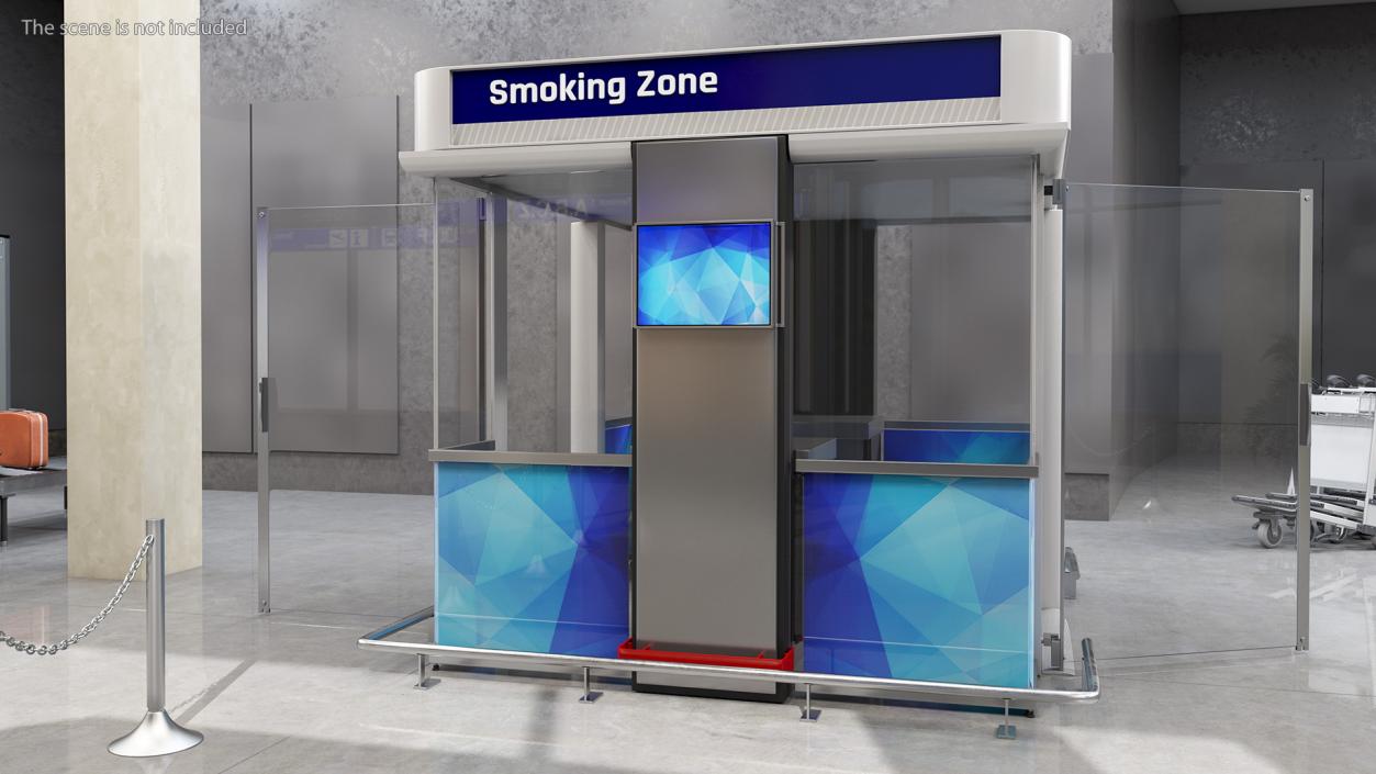 3D model Airport Smoking Zone