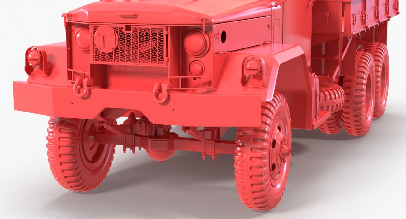 3D US Army Cargo Truck M35 model