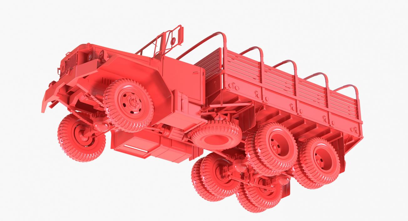 3D US Army Cargo Truck M35 model