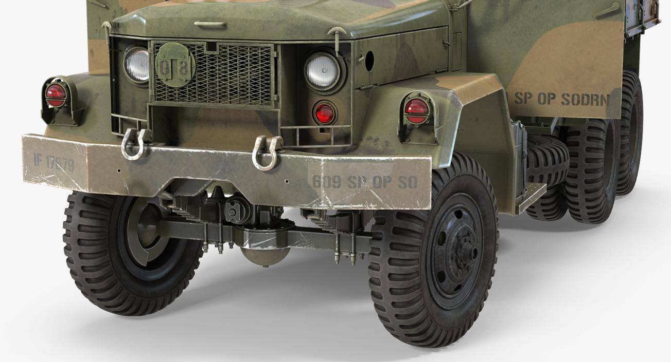 3D US Army Cargo Truck M35 model