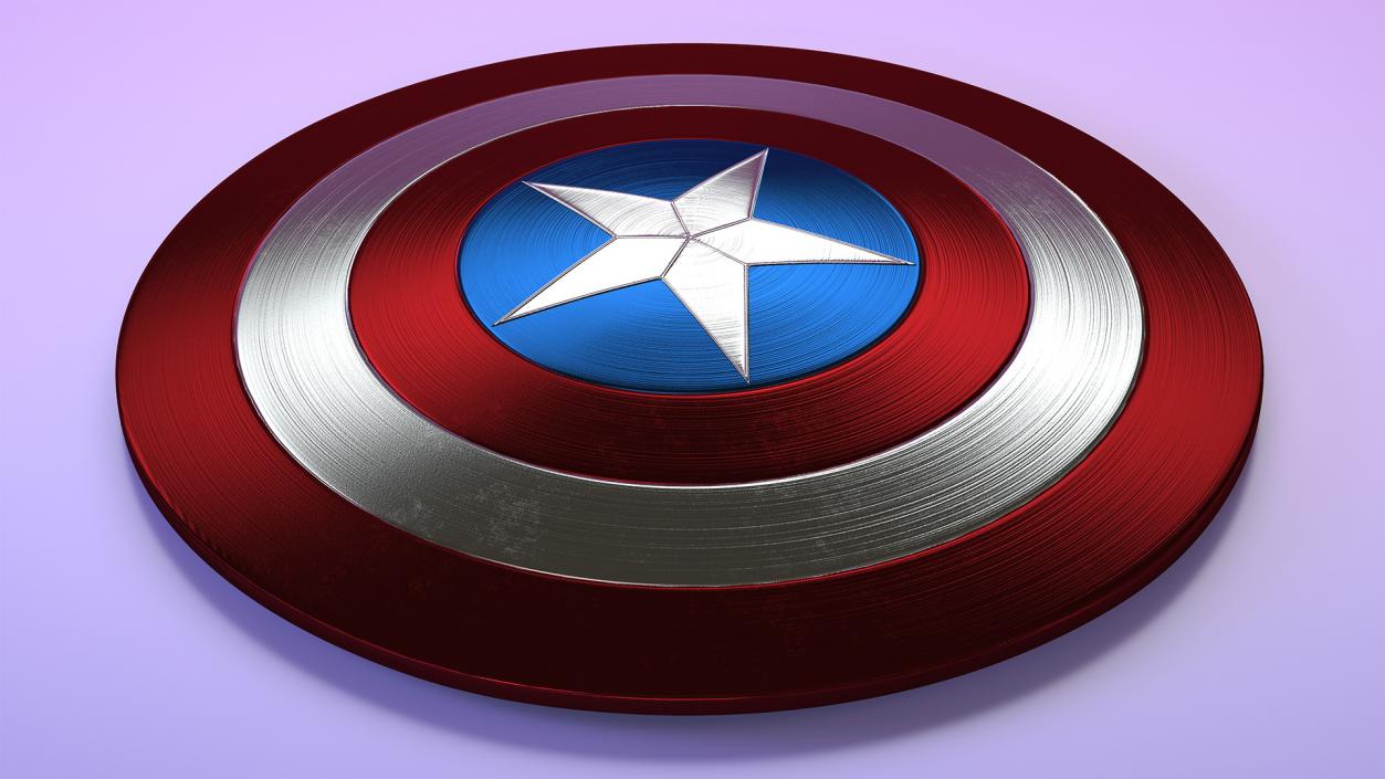 Captain America Shield 3D