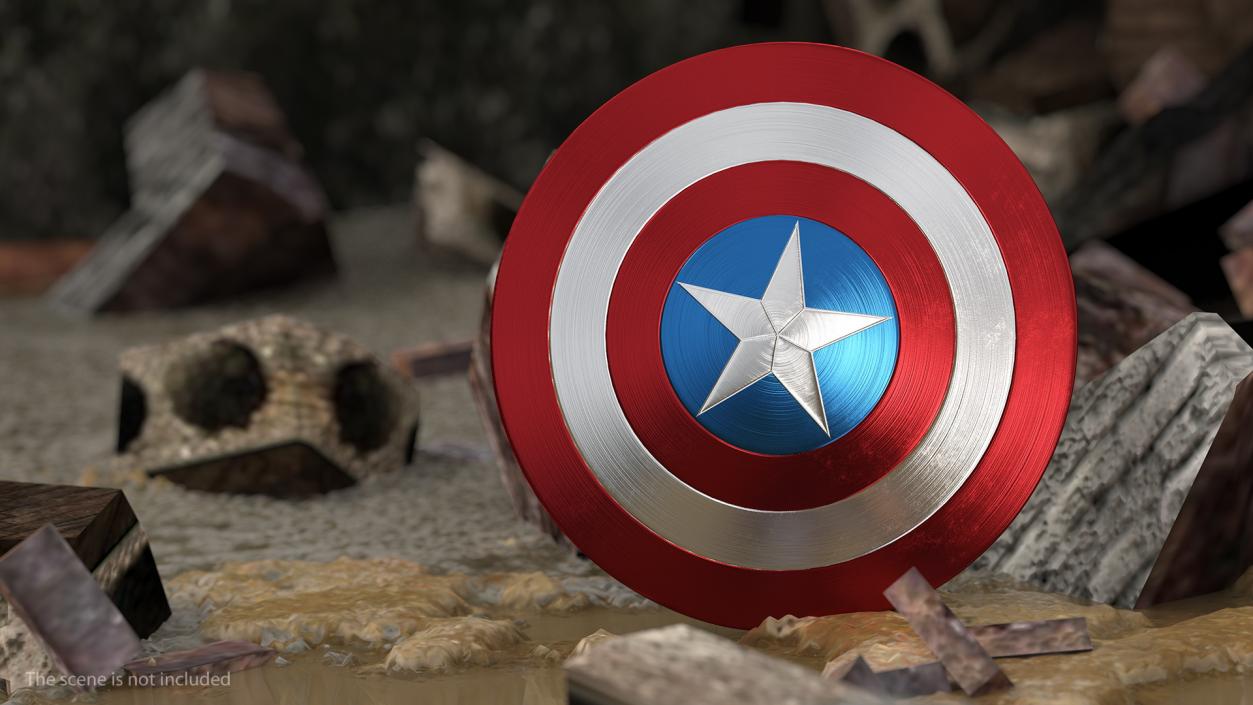 Captain America Shield 3D