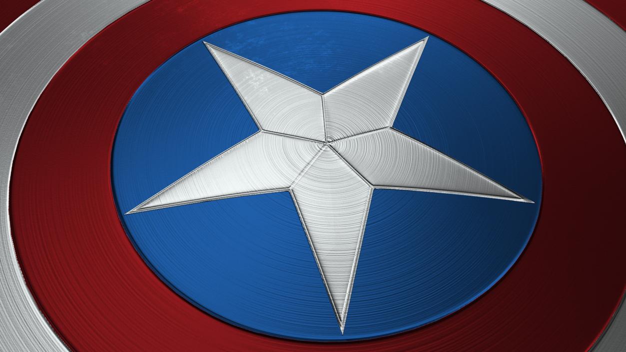 Captain America Shield 3D