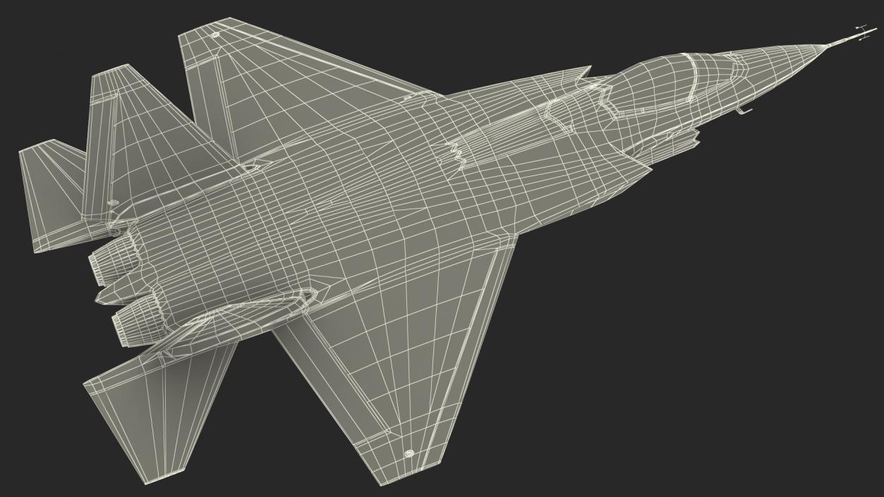 3D Multirole Jet Fighter Rigged model