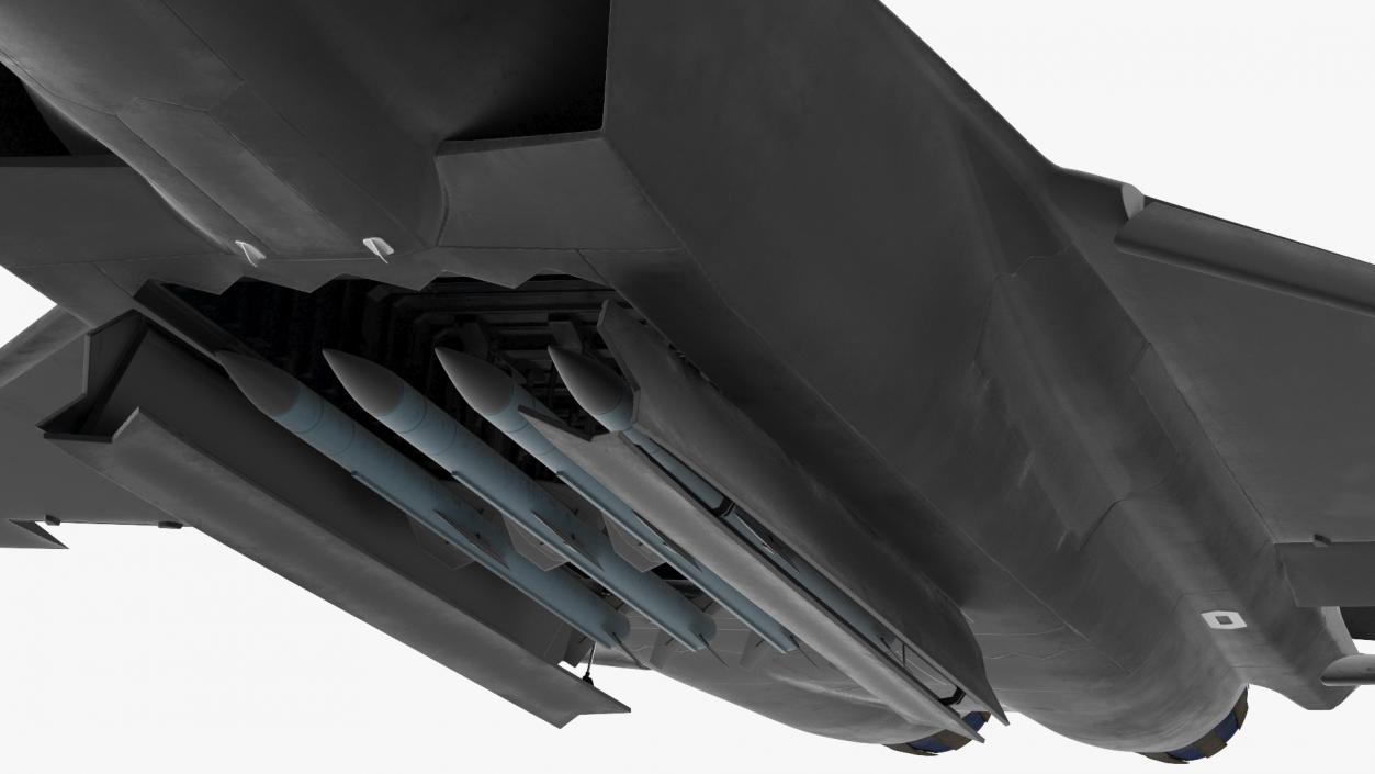 3D Multirole Jet Fighter Rigged model