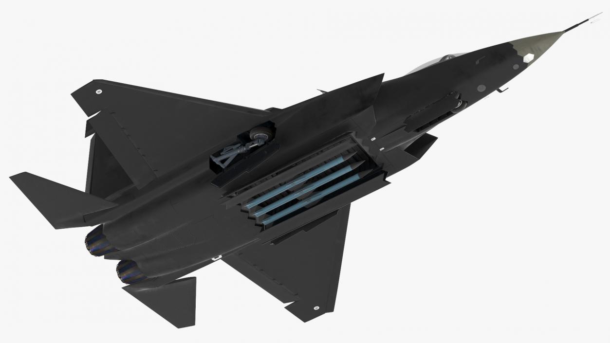 3D Multirole Jet Fighter Rigged model