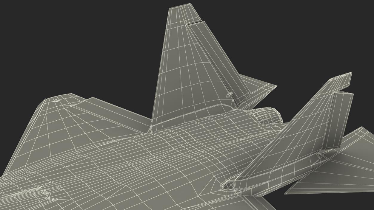 3D Multirole Jet Fighter Rigged model