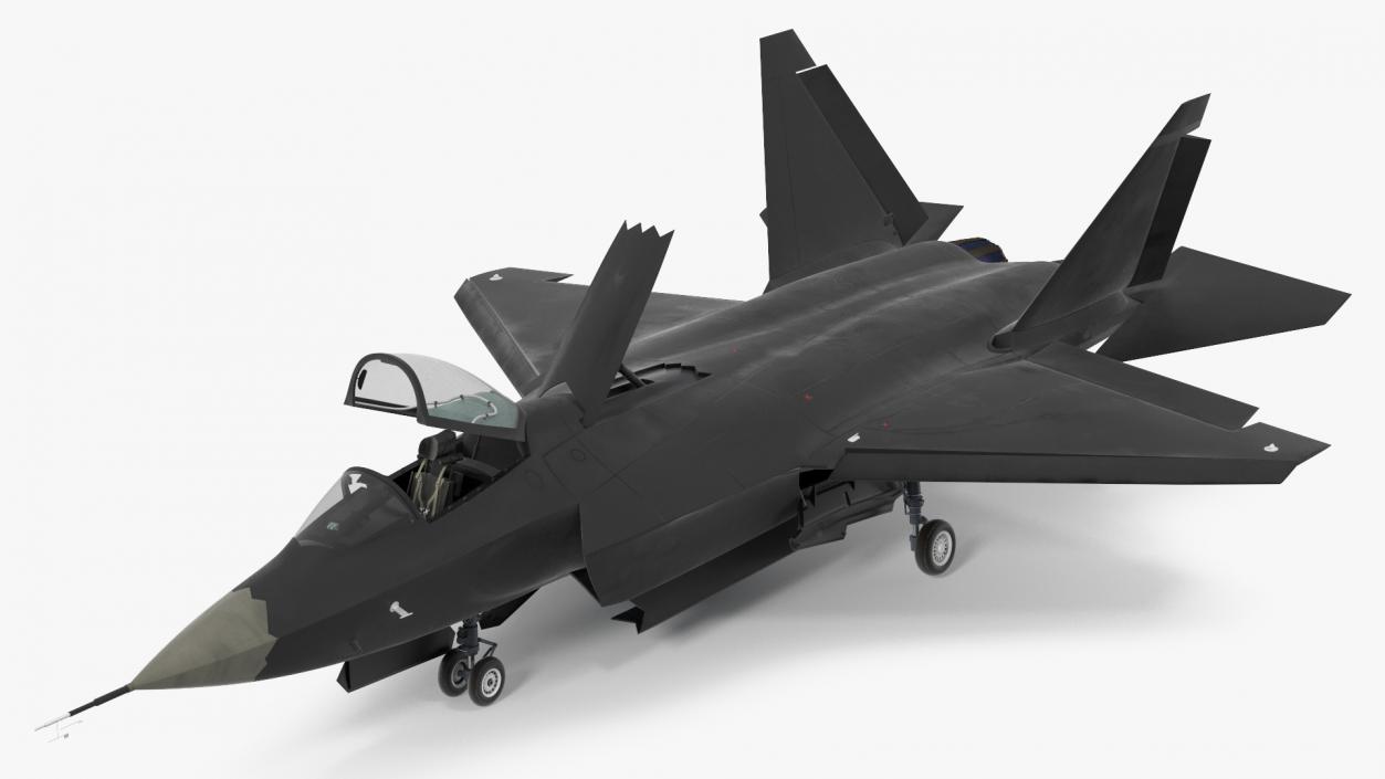 3D Multirole Jet Fighter Rigged model