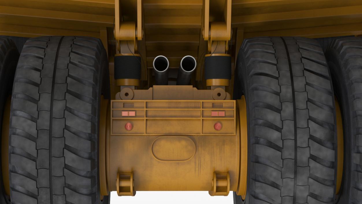 3D Heavy Duty Mining Dump Truck model