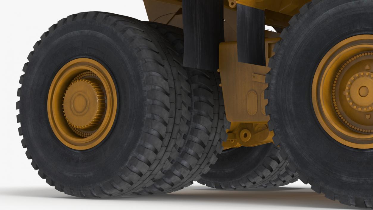 3D Heavy Duty Mining Dump Truck model