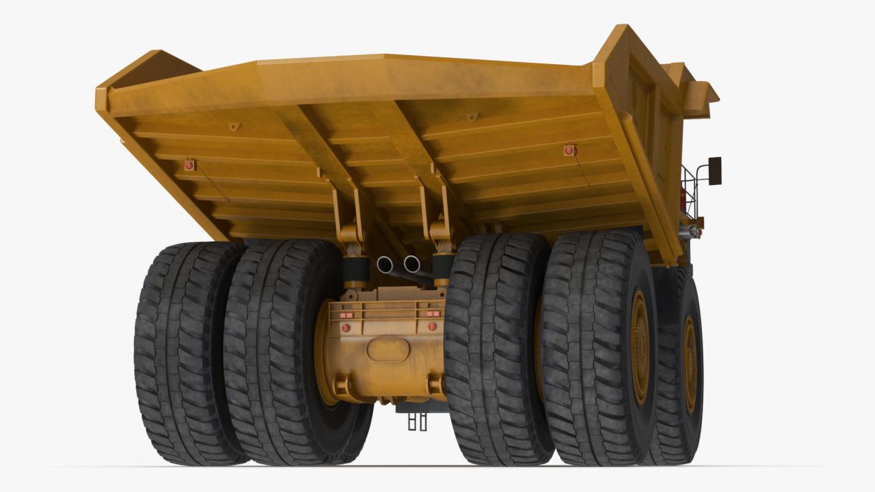 3D Heavy Duty Mining Dump Truck model