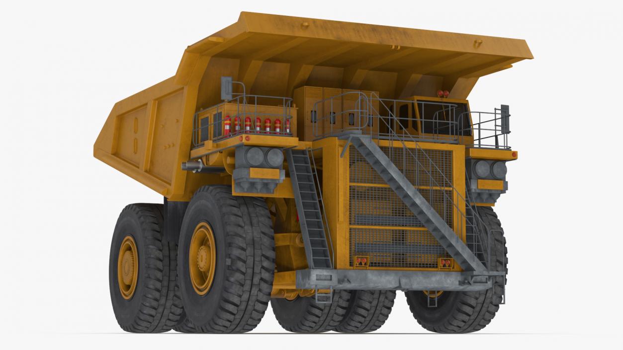 3D Heavy Duty Mining Dump Truck model