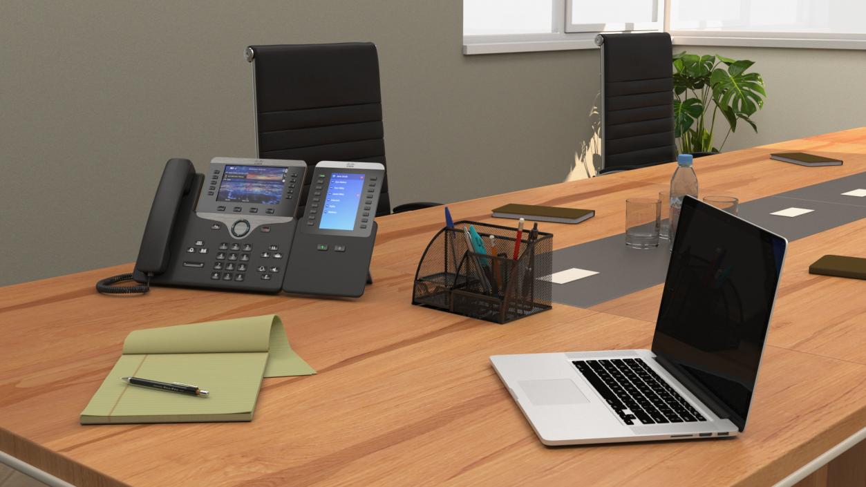 Meeting Room with Furniture 3D