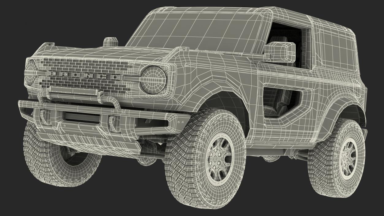 Ford Bronco 2021 Two Door 4X4 Concept 3D