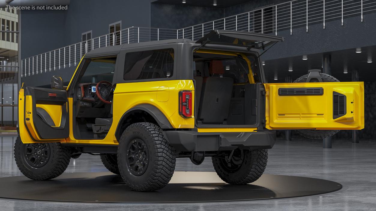 Ford Bronco 2021 Two Door 4X4 Concept 3D