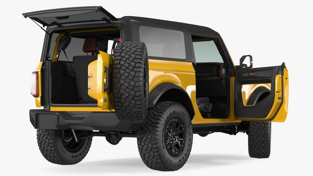 Ford Bronco 2021 Two Door 4X4 Concept 3D