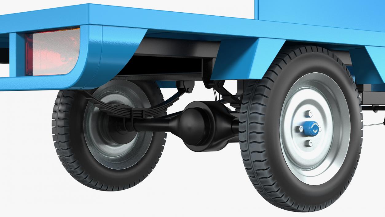 3D model Three Wheeler Cargo Rickshaw Rigged