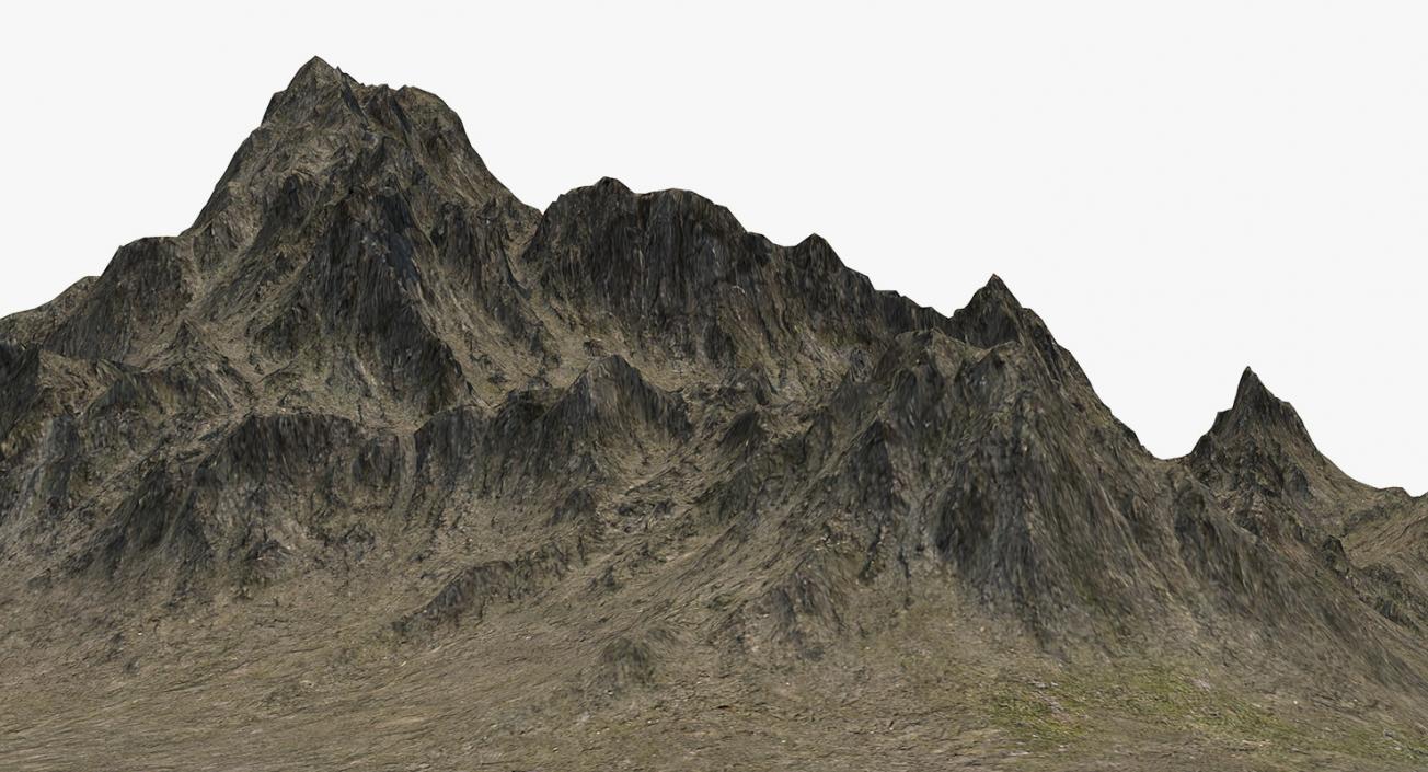 3D Mountain Peak model