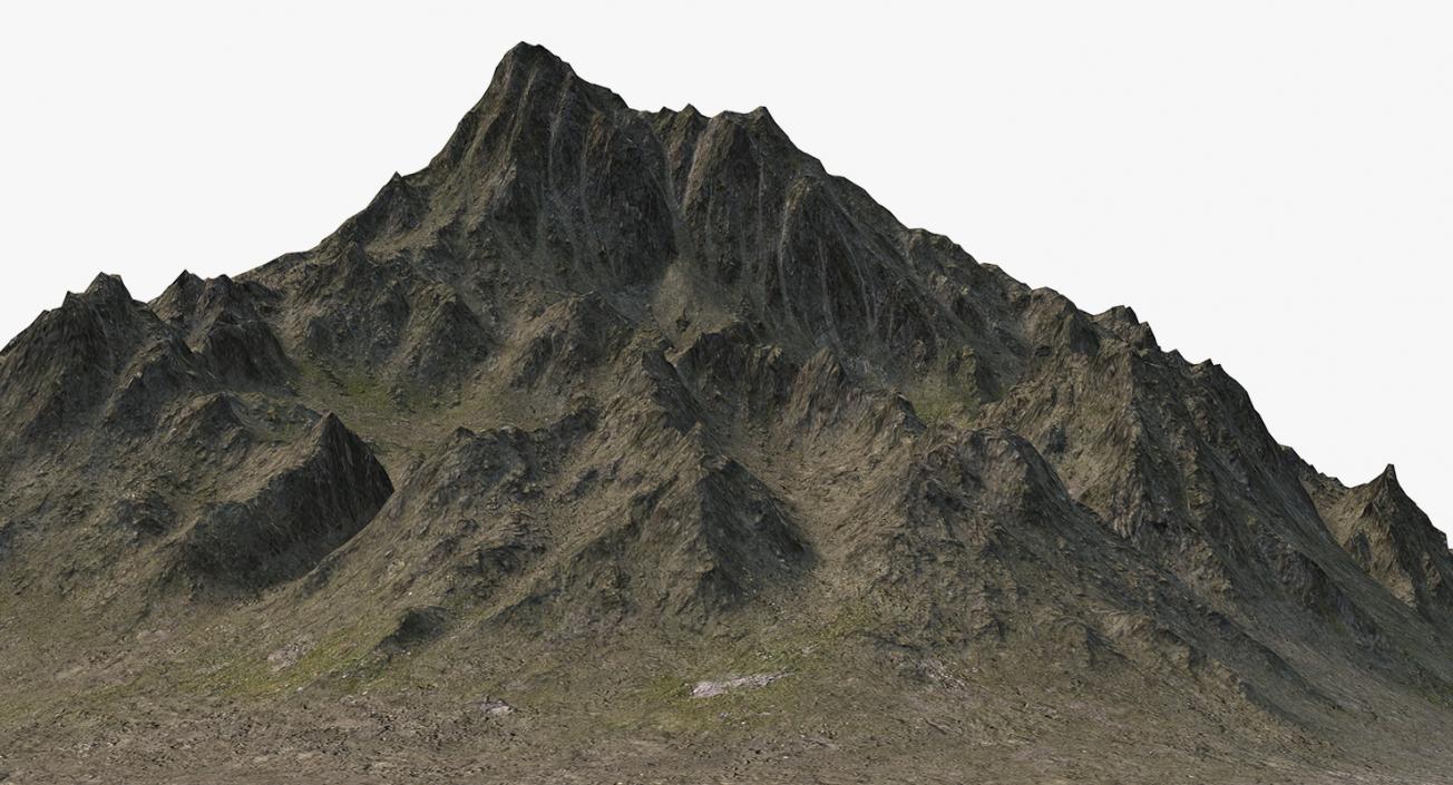 3D Mountain Peak model